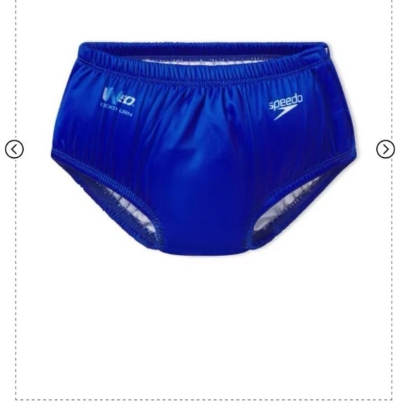 New Speedo Infant Swim Diaper - Blue Shark
Size medium 12 months 
Retail $16.99 - Picture 3 of 9